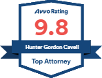 Avvo Rating 9.8 | Hunter Gordon Cavell | Top Attorney