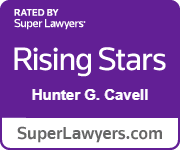 Rated By Super Lawyer | Rising Stars | Hunter G. Cavell | SuperLawyer.com